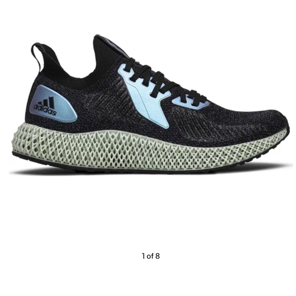 Adidas Alphaedge 4D Core Black/Blue Violet Metallic